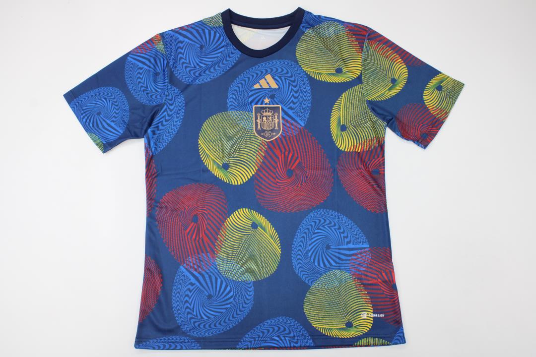 AAA Quality Spain 22/23 Blue/Red/Yellow Training Jersey